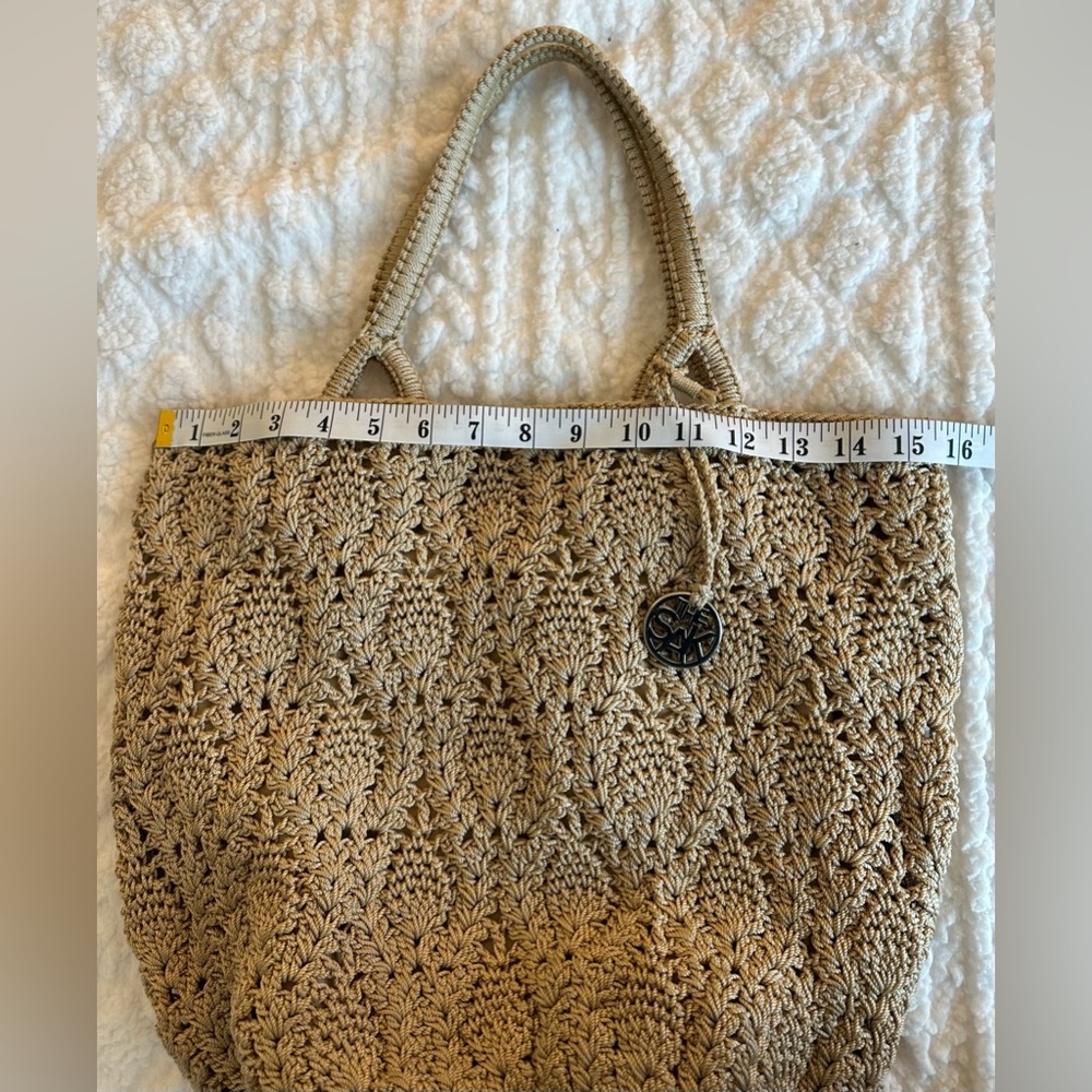 The Sak Tan Crochet Tote Bag - Picture 8 of 8